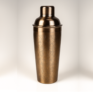 Gravure Acier Inoxydable Métal Cocktail Shaker 24 OZ Durable Métal Mélangeur Isolé Barware Shaker - Product Image 1