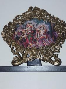 กรอบรูปโลหะลายดอกไม้หรูหราตกแต่งด้วยสีทองเหมาะสำหรับตกแต่งบ้านสำนักงานหรือเป็นของขวัญ - Product Image 6