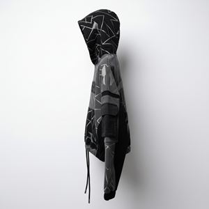 Sudadera con Capucha para Mujer, 500 g/m², Felpa de Algodón, Estampado Puff, Bordado, Estilo Urbano Regular, Forrada, Fabricante OEM, Venta al por Mayor - Product Image 4