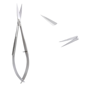 Nuevas tijeras de microresorte de acero inoxidable con lengüeta de punta afilada/Tijeras de manicura de piel muerta de estilo ruso para dedos - Product Image 5