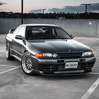 Pour Nissan GTR R32 : déflecteur de vent pour aile avant, bouclier thermique d'échappement, protections de pare-chocs arrière, panneau de capot pour JDM Skyline R32 GT-R