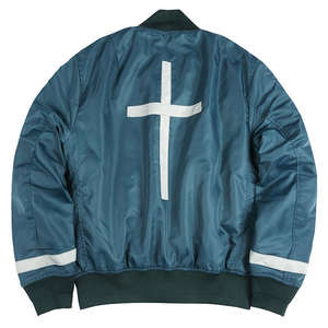 Chaqueta Bomber Moderna para Hombre Estilo Americano, Nueva, Manga Larga, Duradera, Bordado Frontal, Impermeable, Cortavientos, Talla XS, Invierno - Product Image 2