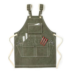 Tablier de coiffeur professionnel de la meilleure qualité Tabliers de coiffeur en toile personnalisés pour hommes - Product Image 1