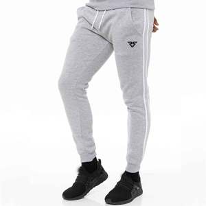 <b>Tracksuit</b> Custom Men's <b>Tracksuit</b> Slim Fit High Quality fabric Fleece pullover Suit Sets Men <b>plain</b> <b>Tracksuit</b> Wholesale Gym wear - Product Image 2