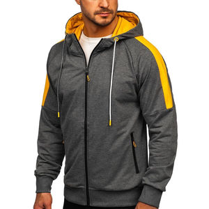 Sudaderas con capucha con cremallera para hombre de algodón 100% de alta calidad del fabricante, sudaderas con logotipo personalizado, diseño bordado térmico de invierno 3XL - Product Image 2