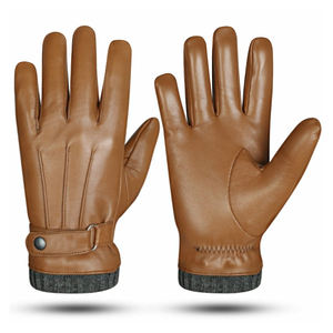 Guantes Transpirables de Cuero con Logotipo Bordado, Empaque Personalizado, Talla Grande, OEM Personalizable - Product Image 2