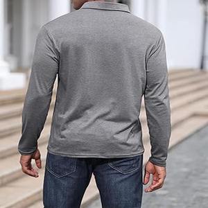 Polo de golf de performance vert uni anti-rides vente en gros polo de golf multicolore personnalisé avec humidité fabriqué par les sports habillés - Product Image 4