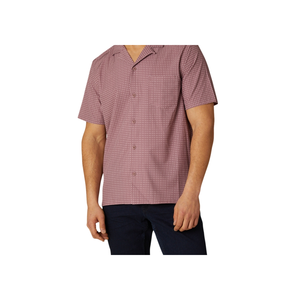 Camicia Hertford da Uomo DKNY Rossa Taglia X-Large Vestibilità Regolare in Popeline Elasticizzato con Stampa Geometrica Stile Casual - Product Image 2