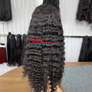 Perruque à vagues profondes 100% Human Steam Extensions de cheveux Style de luxe de Thanh An hair - Product Image 6