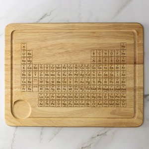 Tabla de Cortar de Madera con Diseño de la Tabla Periódica, Tabla de Cocina Multiusos para Actividades de Cocina para Niños y Adultos, de la India - Product Image 2