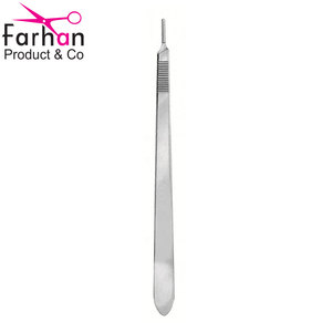Poignée de scalpel de Parker de barde chirurgicale dentaire No 3L Instruments de support de lame Instruments dentaires d'acier inoxydable - Product Image 1