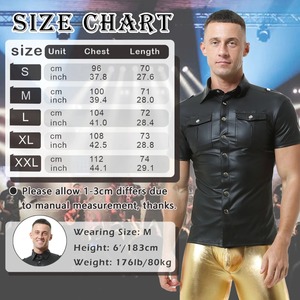 เสื้อเชิ๊ตผู้ชายแขนสั้นหนังโอเวอร์ไซส์ดีไซน์เนอร์ออกแบบโลโก้ได้ตามต้องการ - Product Image 4