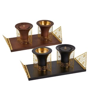 Quemador de Incienso Indio Aromático Ecológico Árabe Hecho a Mano de Alta Calidad y Lujo, Mubkhar de Madera Personalizado para Decoración del Hogar y Hoteles - Product Image 6