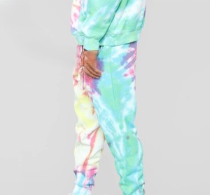 Conjunto Deportivo Tie Dye para Hombre, Material Duradero, Impreso, Transpirable, de Secado Rápido, Ligero, Hecho a Medida, Antiarrugas, Alta Calidad, Venta al Por Mayor - Product Image 3