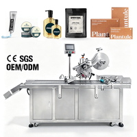 Machine d'étiquetage automatique pour bouteilles plates, sacs et boîtes, applicateur d'étiquettes pour aliments et produits de soin de la peau