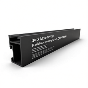 Système de montage solaire sur rail léger Quick Mount PV 168 noir - QMR-RL14-B-60 - Product Image 2