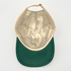 Casquette de baseball décontractée non structurée à 6 panneaux, doublée satin, bicolore, réglable, style Dad Hat, avec fermeture à boucle et snapback, pour toutes les saisons - Product Image 5