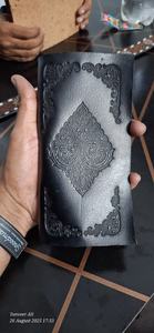 Fait à la main sur mesure Durable résistant à l'eau pince à billets portefeuille lettre décoration outil à main en cuir gaufré intemporel artistique - Product Image 4