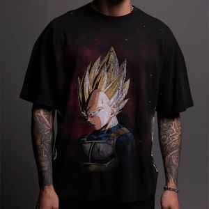 Men <b>Anime</b> Graphic T <b>Shirt</b> 100 Cotton O Neck Regular Fit Casual Streetwear Short Sleeve Tee - Product Image 1