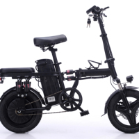 Mini trottinette électrique de 14 pouces, moteur sans balais de 350 W, étanche, pliable, suspension arrière, 32 km/h, trottinette à deux roues pour adultes