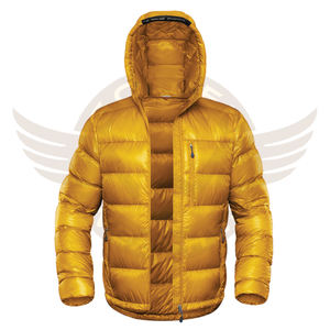 Chaqueta de bombardero de burbujas de invierno superbrillante para hombre, impermeable, transpirable, con cuello levantado, logotipo frontal personalizable, acolchado grueso, venta al por mayor - Product Image 2