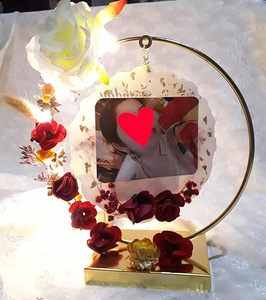 Marco de fotos de resina de Ángel minimalista Color sólido Ecológico para aniversarios Imágenes conmemorativas del Día de la madre-Precio al por mayor HF - Product Image 2