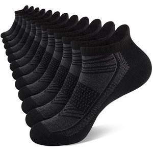 Calcetines tobilleros transpirables informales de verano para hombre, 10 pares de Calcetines antideslizantes de silicona antisuciedad para negocios, cómodos y elegantes - Product Image 2