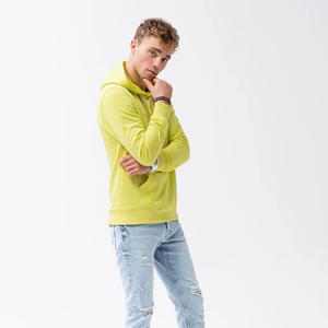 Sudadera con Capucha Corta de Moda para Hombre, Sudadera Térmica Gruesa con Estampado Personalizado, con Borde Crudo de Espuma 3D para Invierno - Product Image 1