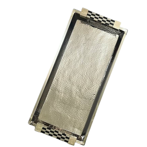 Meilleures ventes de plateaux en acier inoxydable au design classique Vaisselle d'hôtel écologique pour aliments et desserts sucrés pour le service de biscuits - Product Image 5