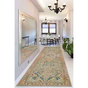 Alfombra Estampada: Alfombra Verde, Alfombra con Diseño Floral, Alfombra Antideslizante, Alfombra de Terciopelo de Lujo - Product Image 4