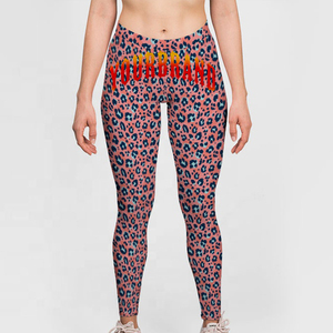 กางเกงออกกำลังกายเล่นกีฬายิมระบายอากาศได้ดีกางเกงโยคะสแปนเด็กซ์/ ไนลอนยืดได้4ทางสำหรับผู้หญิงสีทึบนุ่มหลากสี - Product Image 5