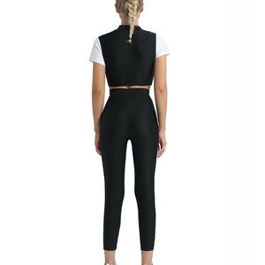 Vente en gros, 3 pièces, ensembles de yoga, ensemble de vêtements de course et de fitness sans couture, ensemble de leggings de gymnastique pour femmes - Product Image 3