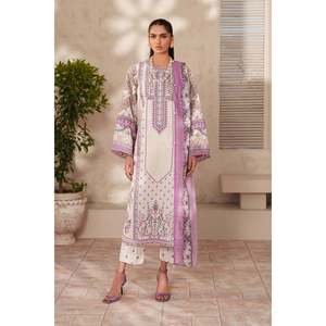 Chiffon Embroidered Lawn Spring/<b>Summer</b> <b>Dress</b> SF-4411 <b>Bohemian</b> Style - Product Image 1