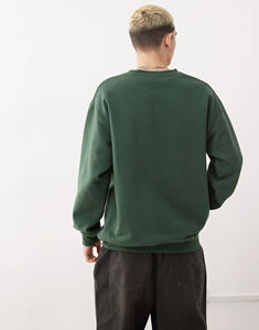 High-Quality Crewneck basic 100%cotton blended Sweatshirt for Men Comfortable Stylish Oversized Drop Shoulder Sweatshirt for Men - Product Image 3