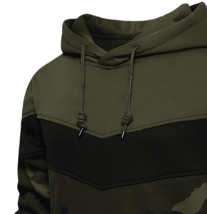 Cao Cấp Người Đàn Ông Của 100% Bông Áo Thun Áo Tùy Chỉnh Thời Trang Phố Áo Khoác <span class=keywords><strong>Kangaroo</strong></span> Túi Thường Xuyên Phù Hợp Dây Kéo Mui Xe 500G Lông Cừu - Product Image 2