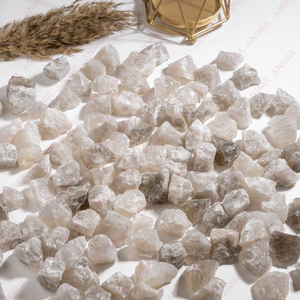 High Quality Attractive Blue Calcite Agate Carved <b>Crystal</b> Gemstone Rough Chunks - Product Image 3