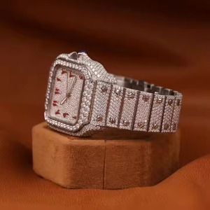 High Quality Diamond Luxury <b>Watch</b> for <b>Women</b> Analog Display with Jewelry-Inspired <b>Bracelet</b> Strap Available For Worldwide Supply - Product Image 4