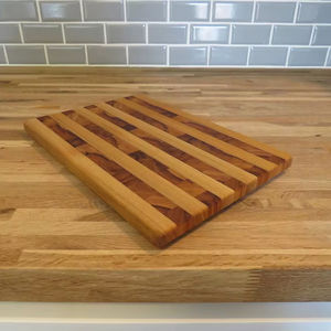 La mejor tabla de cortar rectangular de madera con mango 12mm de espesor Durable Apto para lavavajillas - Product Image 3