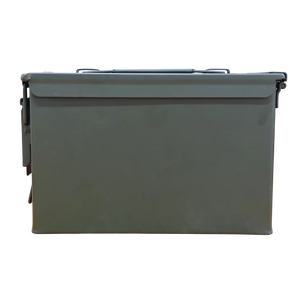 Boîte à munitions extérieure en acier durable Conteneur étanche robuste pour les outils de survie aux munitions Essentiels de chasse et de camping - Product Image 1