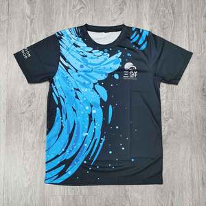 100% coton Texture motif uni hommes coupe ajustée T-Shirts Sublimation imprimé respirant Anti-rides meilleure qualité marque - Product Image 5