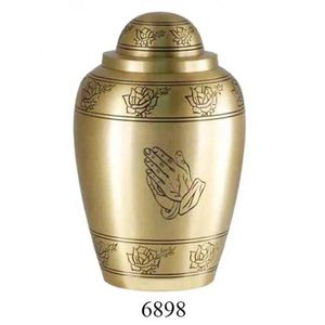 Belle urne funéraire gravée multicolore aigle en aluminium moderne urne funéraire écologique adultes meilleur prix inde abordable - Product Image 2