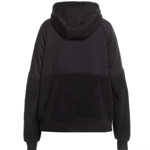 เสื้อฮู้ดซิปเต็มตัวแบบกำหนดเอง ดีไซน์ลายเส้น กันลม กันหิมะ อุ่นสบายสำหรับฤดูหนาว ไซส์พลัส ตกแต่งด้วยการเย็บหลากสี เสื้อฮู้ดสำหรับเล่นสกีสำหรับผู้ชาย - Product Image 3