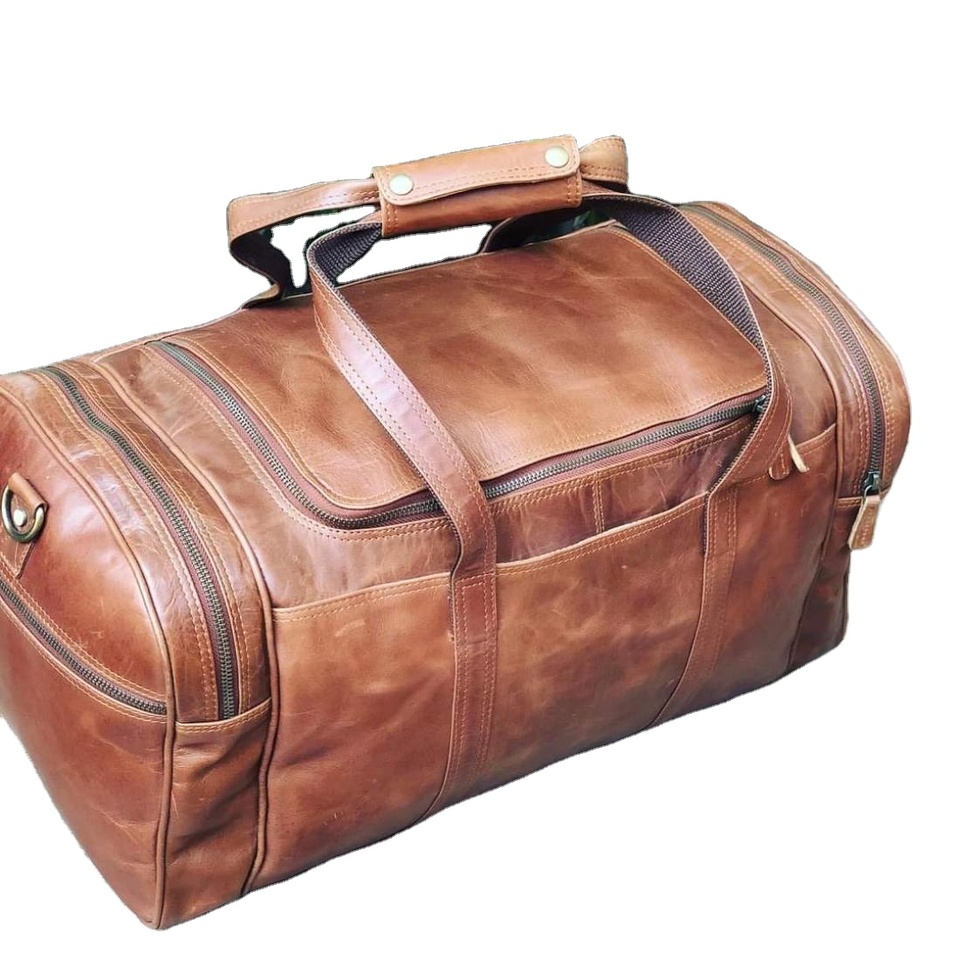 Premium Cow Buffalo Travels Duffle Bag For Adults Customised Your Logo Top Selling Very Good Quality Made India Travel Storage