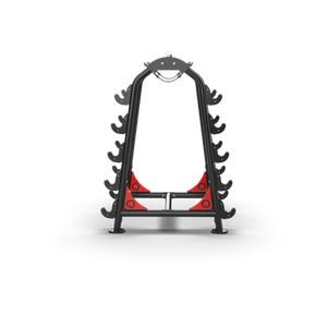 QLI QBSR92 Heavy Duty Metal Safety Barbell <b>Storage</b> Rack Professional Gym Rack for Organizing Multiple Barbells - Product Image 2