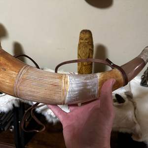 Meilleure qualité 100% corne soufflante corne soufflante Viking naturelle corne sonnante ornée Agate PAR HF CRAFTS - Product Image 5