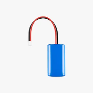 14500 7.4V 800mAh Cylindrical Li-ion <b>Battery</b> 3A Max Discharge Current 8.4V Overcharge Protection 5.8V Overdischarge Protection - Product Image 1