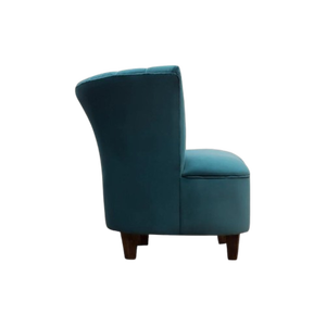 Fauteuil à oreilles en tissu velours moderne fait main, réglable, écologique, durable, meubles de maison pour salon, hôtel, villa, ferme - Product Image 2