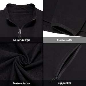 Conjunto de dos piezas personalizado sin marca, chaqueta de nailon 100% para hombre, cortavientos para lluvia, chándal deportivo para correr - Product Image 2