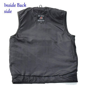 Custom Mens Motorbike Real Leather Full Grain Cut Off <b>Waistcoat</b> Vest <b>Biker</b> Gilet Vest Winter Outer Wear <b>Waistcoat</b> Jacket <b>Biker</b> - Product Image 5