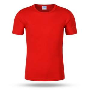 Wholesale <b>High</b> Quality 180g Cotton <b>Tshirt</b> Custom T Shirt Logo Printing Crew <b>Neck</b> Blank Mens T Shirt - Product Image 4